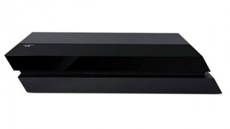 PS4 console side view